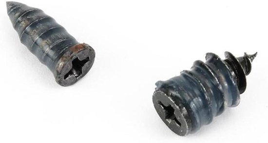Band Reparatie Kit - Rubberen Nagels - Banden Puncties Herstellen - Efficiënte Gat Opvulling - 10 stuks - Zwart