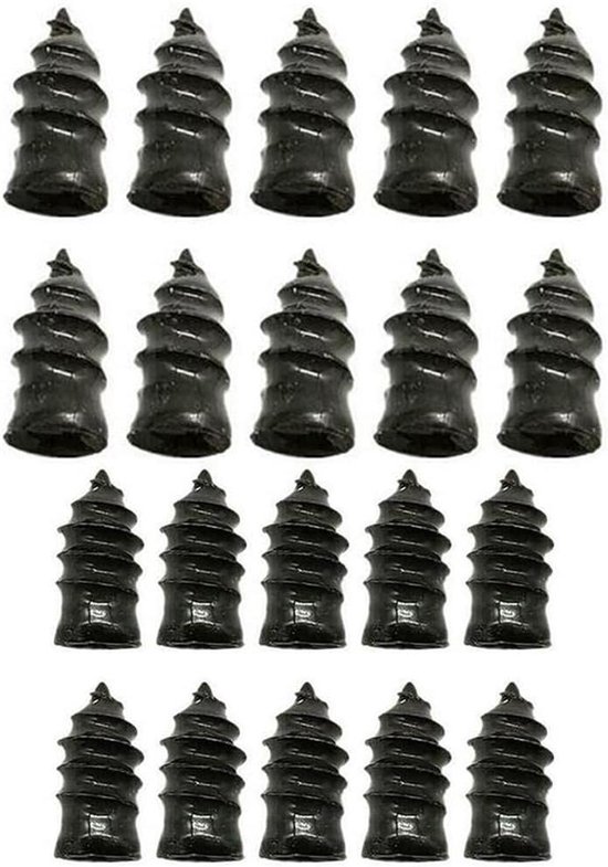 Band Reparatie Kit - Rubberen Pluggen - Zelf Banden Plakken - Hoge Temperatuur Bestendig - 20 Stuks - Zwart