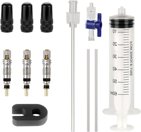 Band Reparatie Kits - Tubeless Injector - Fietsbanden Vullen - Verstoppingsvrij Ontwerp - 60 ml Capaciteit - Type E