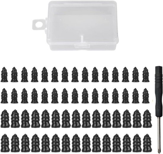 Band Reparatie Set - Lekke Band Herstel - Noodreparatie Onderweg - Metalen & Rubberen Pluggen - 92 mm Lengte - Zilver