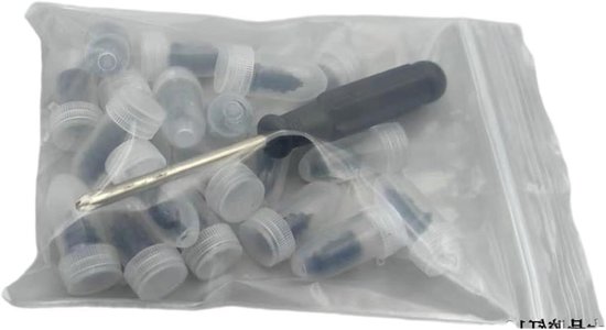 Band Reparatie Set - Lekke Banden Kit - Noodgevallen Onderweg - Zelf Vulkaniserend Rubber - Voor Tubeless Banden - Zwart
