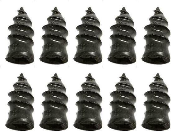 Band Reparatie Set - Luchtband Herstel - Snel Banden Plakken - Duurzaam Rubber Materiaal - 10 Stuks - Zwart