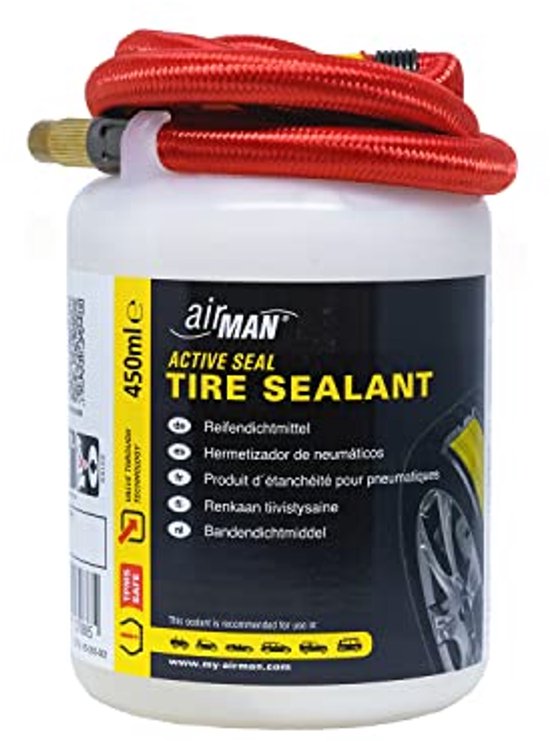 Banden Herstelling Afdichtmiddel 450 ml voor Lekke Banden van Merkloos