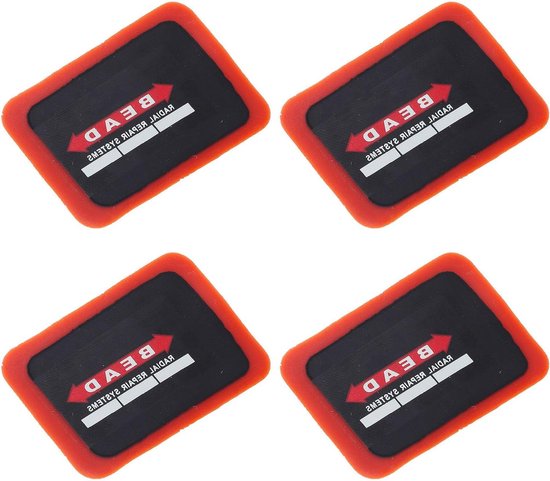 Banden Reparatiesets - Patch Kit - Band Repareren - Duurzame Rubber Kwaliteit - 20 Stuks - Zwart