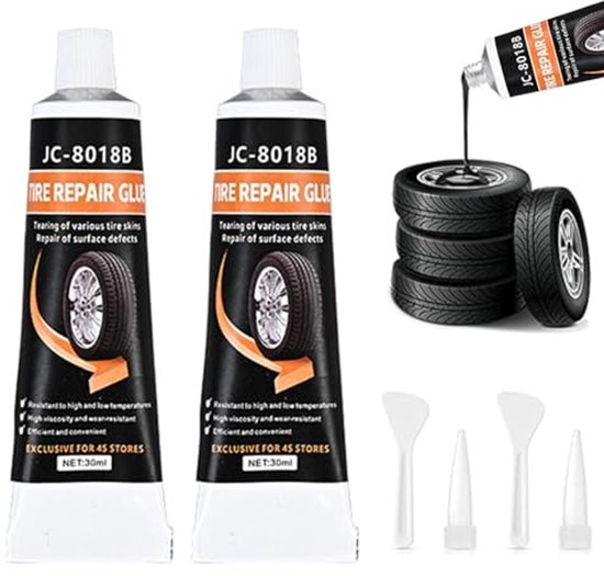 Bandenlijm, Rubberlijm, Bandenreparatieset, Velgenreparatieset van Merkloos