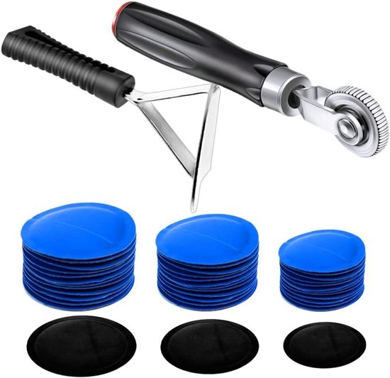 Bandenpatchkit - Bandenreparatie set - Lekke banden repareren - 60 stuks in 3 maten