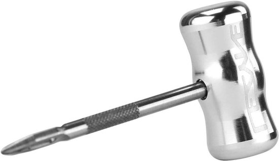 Bandenreparatie Kit - Tubeless Reparatie - Fietsbanden Repareren - T-Handle met Strips - Compact Formaat - Zwart