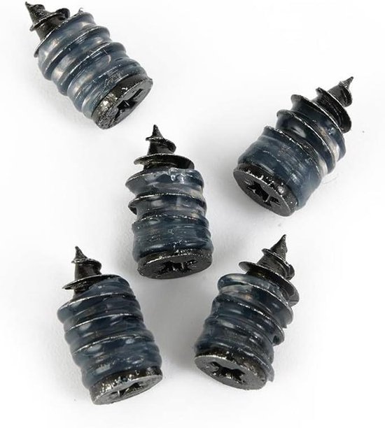 Bandenreparatie Nagels - Lekke Band Kit - Banden Snel Repareren - Hoge Temperatuur Bestendig - 10 Stuks - Zwart