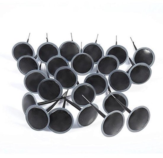 Bandenreparatie Patch 24 Stuks - 6mm Rubber Punctie Reparatie Plug voor Auto, Motor, Vrachtwagen en Landbouwbanden