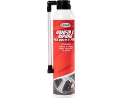 Bandenreparatiekit 300ml - Directe Reparatie voor Auto en Motor, met of zonder Luchtkamer van Merkloos