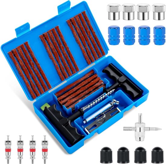 Bandenreparatieset - Autobanden Kit - Band Noodgevallen - 48 Delige Set - Heavy Duty - Niet Gespecificeerd