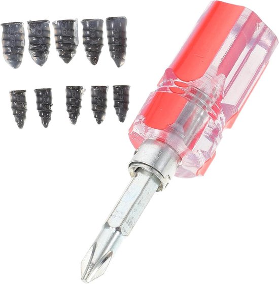 Bandenreparatieset - Band pluggen - Lekkages Dichten - Efficiënte plug technologie - 10 Stuks - Zwart