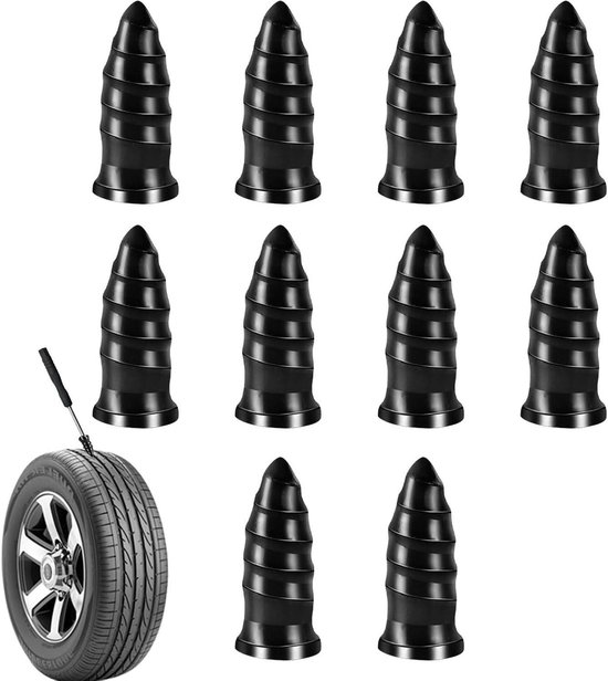 Bandenreparatieset - Band reparatie - Lekke banden repareren - Goede elasticiteit - 10 stuks - Niet gespecificeerd