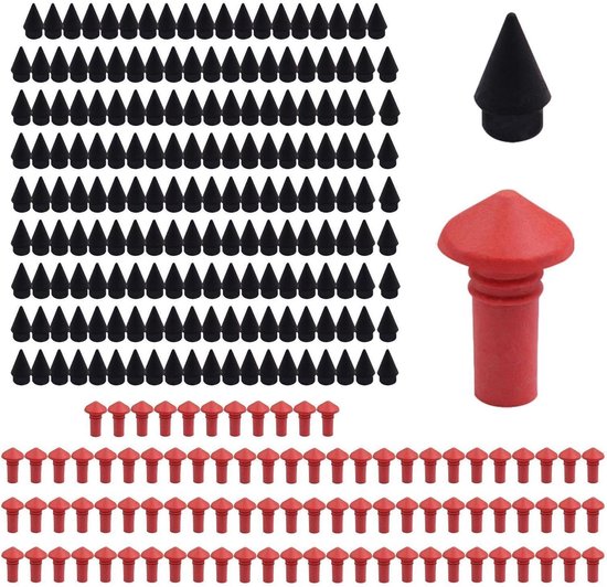Bandenreparatieset - Bandengereedschap - Bandensnel repareren - Duurzame oplossing - 90 stuks - Zwart
