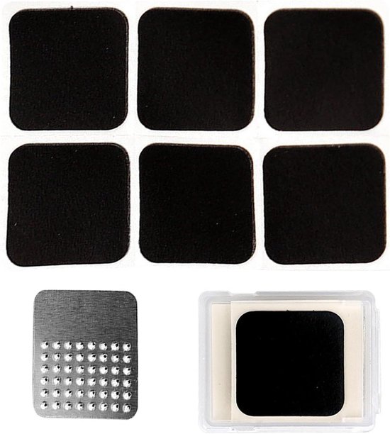 Bandenreparatieset - Fietsbanden repareren - Onderweg repareren - Zelfklevende patches - 6 stuks - Niet gespecificeerd