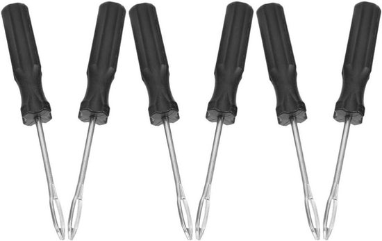 Bandenreparatieset - Lekke Band Gereedschap - Band Lek Repareren - Professionele Kwaliteit - 6 Delig - Zwart