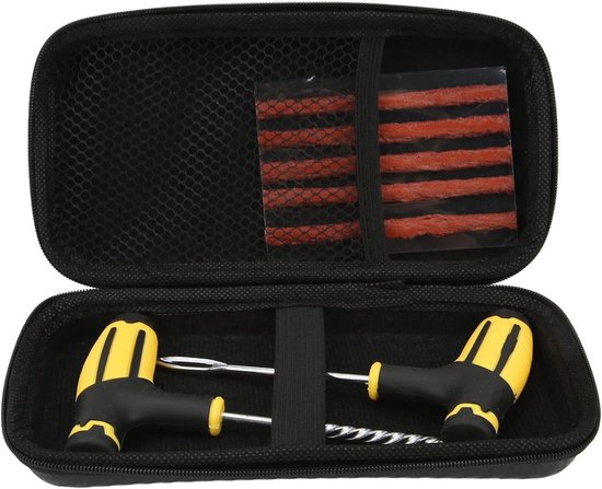 Bandenreparatieset - Lekke Band Kit - Snel Banden Herstellen - Voor Tubeless Banden - 21 x 12 x 5 cm