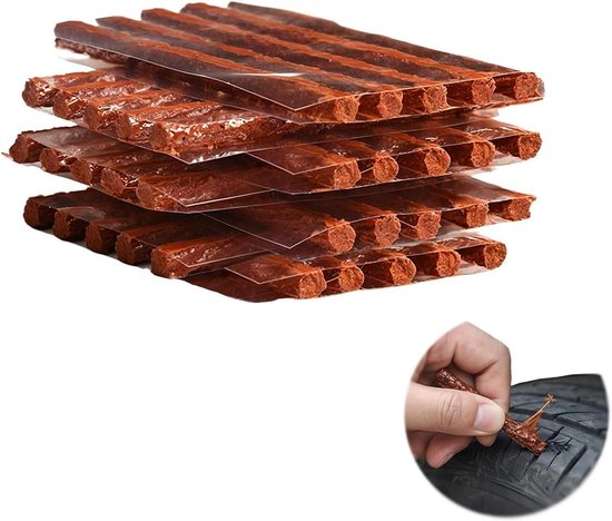 Bandenreparatieset - Lekke banden set - Noodreparatie onderweg - 35 rubberen strips - Voor alle tubeless - Niet gespecificeerd