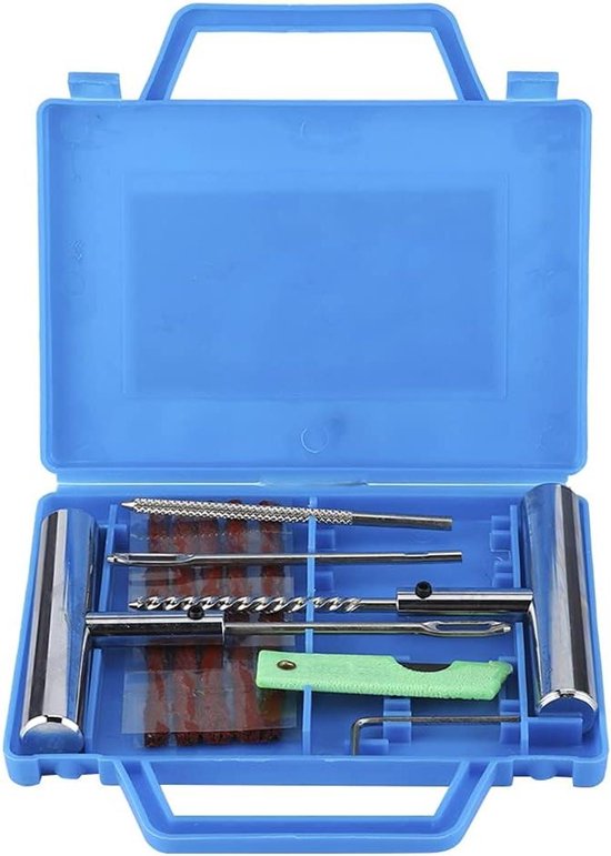 Bandenreparatieset - Lekreparatieset - Voertuigen Repareren - Metalen Constructie - 7-delig - Niet gespecificeerd