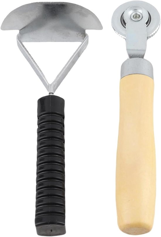 Bandenreparatieset - Rol- en schraapset - Band lekken dichten - Massief houten handvat - 6 mm rol - Niet gespecificeerd