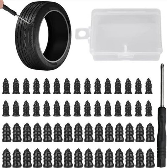 Bandenreparatieset Snelsluiting - Noodreparatie Kit - Snelle Banden Reparatie - Voor Auto Motor - N.v.t. - N.v.t.