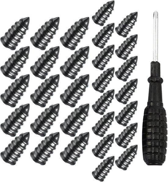 Bandenschroevenset - Reparatieset banden - Onderweg repareren - Waterdichte afdichting - 30 stuks - Uniek