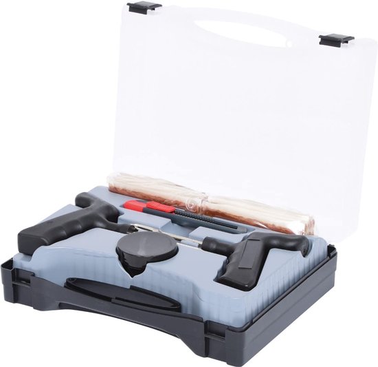 Bandvulkaniseerset - Reparatieset - Banden repareren - 5-delig - 100 mm - Transparant van Merkloos