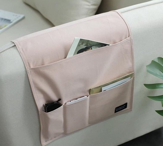 Bank Armsteun Organizer - Afstandsbediening Houder - Opbergen Diversen - 5 Vakken Ontwerp - 82x36cm - Multicolor