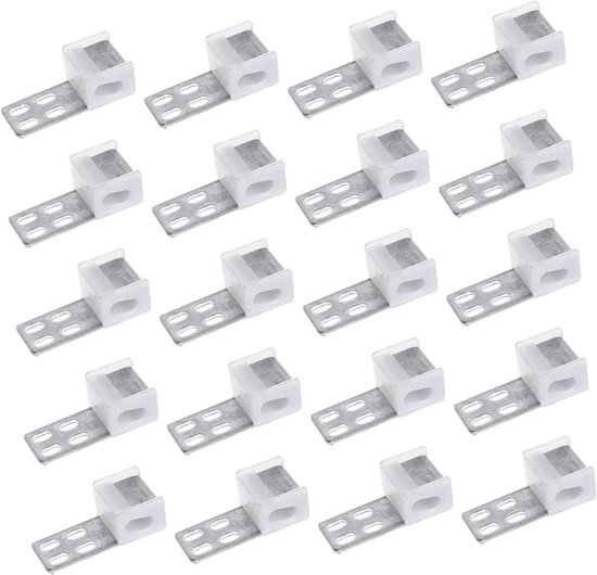 Bankveer Reparatieset - Bankveerclips - Meubelreparatie - Geluidsdempend - 20 Stuks - Diverse Kleur