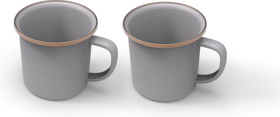 Barebones - Beker - Emaille -   2 st van Barebones