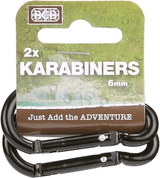 BCB 6mm karabijnhaak (2 stuks) CL115 van BCB