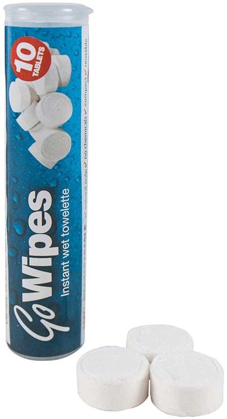 B.C.B. Go Wipes instant wet towellets10st