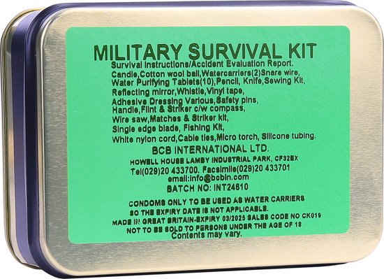 BCB Military survival kit CK019
