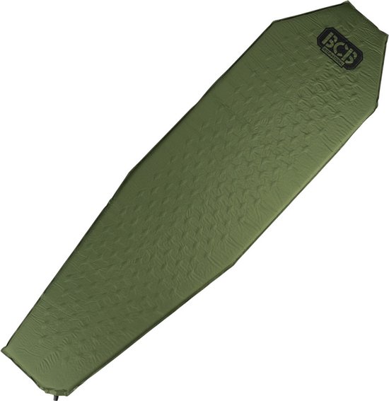 B.C.B. Zelf opblaasbare slaapmat met opberghoes groen van B.C.B.