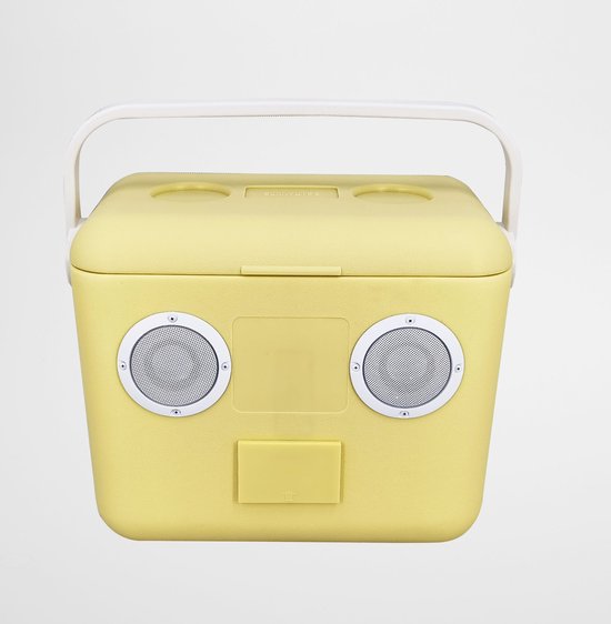 Beach Accessoires Koelbox Sounds met Speaker Bluetooth Pale Banana van Waikiki