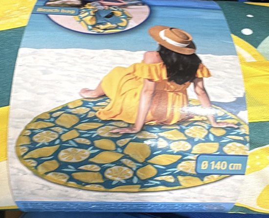 Beach bag & mat van Merkloos