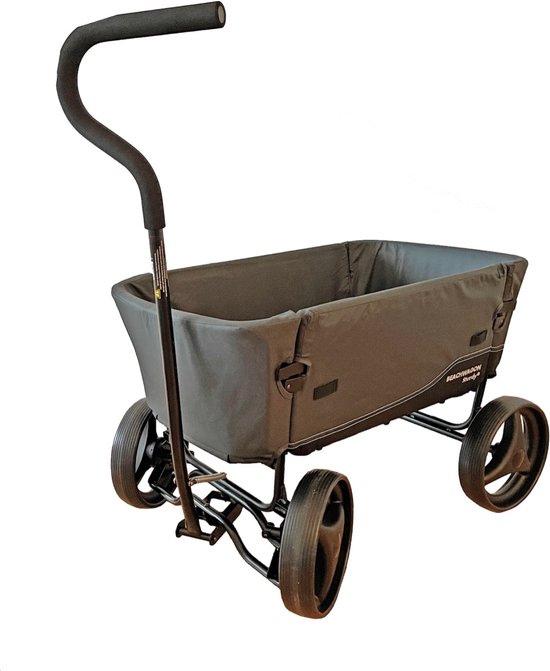 Beach Wagon Sturdy bolderkar - Donkergrijs van Merkloos