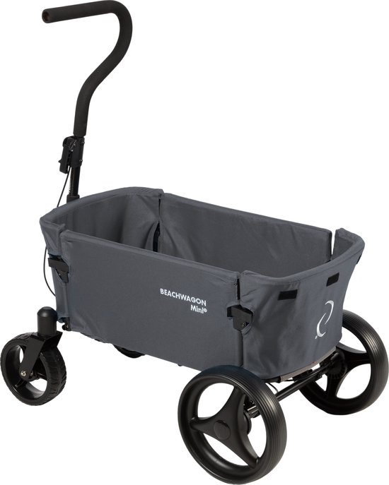 Beachwagon MINI® Opvouwbare bolderkar - Donkergrijs van Beachwagon