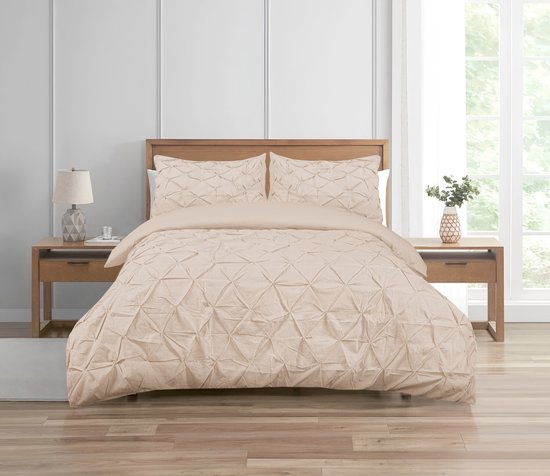Beau Maison Dekbedovertrek Augustine Zand 140x200/220 cm + 1 kussensloop van Beau Maison