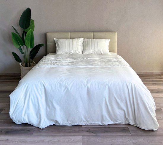 Beau Maison Dekbedovertrek Saint Paul Wit 200x200/220 cm + 2 kussenslopen van Beau Maison