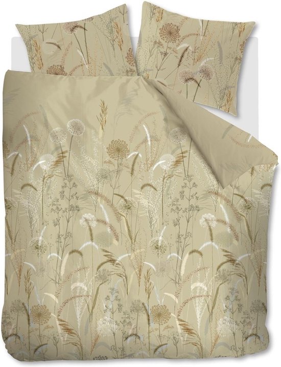 Beddinghouse Amelie dekbedovertrek - Eenpersoons - 140x200/220 cm - Groen van Beddinghouse