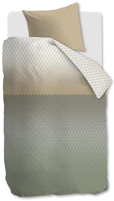 Beddinghouse Ariel dekbedovertrek - Eenpersoons - 140x200/220 - Blauw Groen van Merkloos