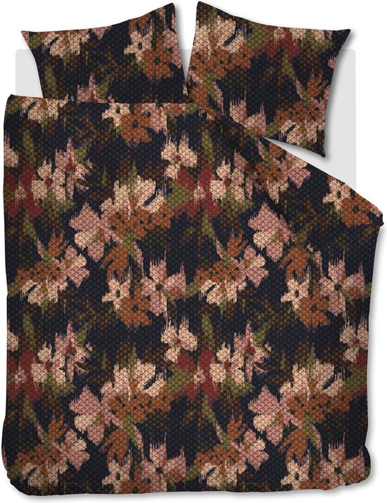 Beddinghouse Bliss dekbedovertrek - Lits-Jumeaux - 240x200/220 cm - Blauw van Merkloos