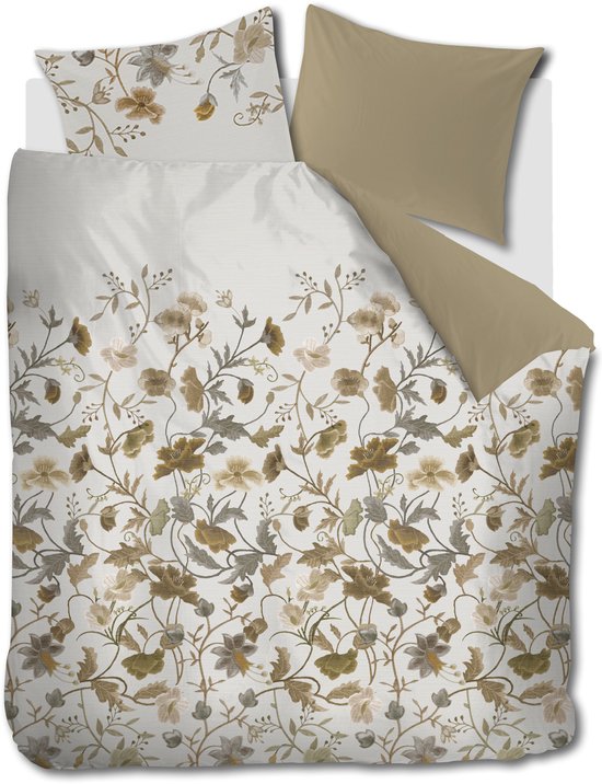 Beddinghouse Elizabeth dekbedovertrek - Lits-Jumeaux XL - 260 x 200/220 cm - Naturel