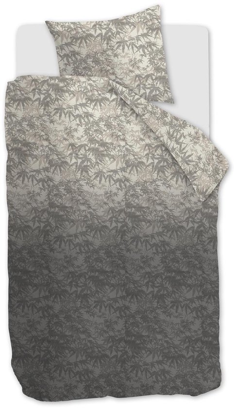 Beddinghouse Ellen dekbedovertrek - Eenpersoons - 140x200/220 - Grijs van Merkloos