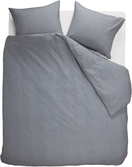 Beddinghouse frost dekbedovertrek - Tweepersoons - 200 x 200/220 cm - Blauwgrijs