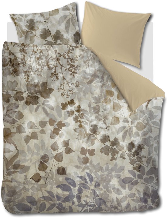 Beddinghouse Hiroki dekbedovertrek - Lits-Jumeaux - 240 x 200/220 cm - Naturel van Merkloos