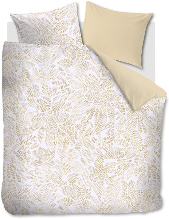 Beddinghouse Indy dekbedovertrek - Lits-Jumeaux - 240 x 200/220 cm - Naturel