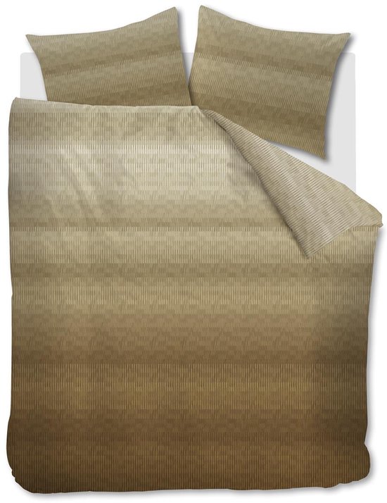 Beddinghouse Lexi dekbedovertrek - Tweepersoons - 200x200/220 - Goud van Merkloos