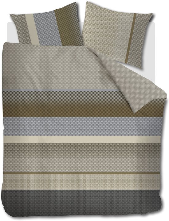 Beddinghouse Marthe dekbedovertrek - Lits-Jumeaux - 240 x 200/220 cm - Zand van Merkloos